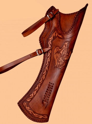 Leather Quivers protect arrows and allow easy portability