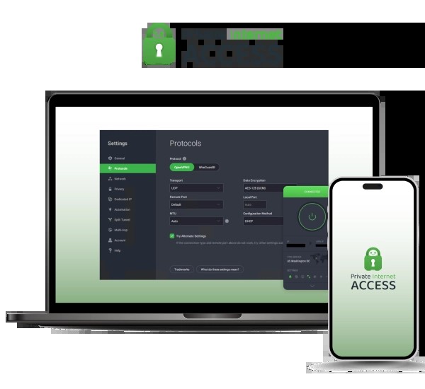 PIA offers customizable features and a large server network.