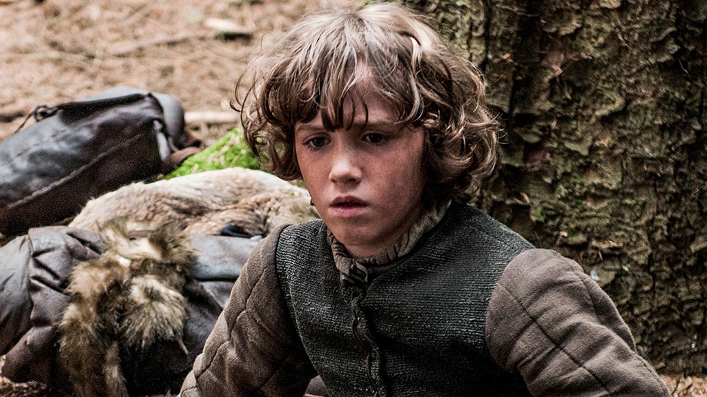 Rickon Stark, the youngest Stark child, seeking refuge