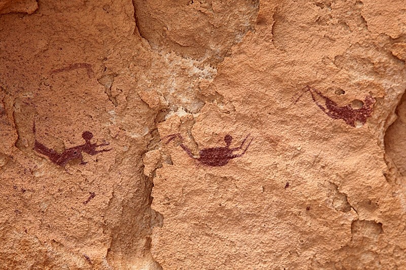 Cave of Swimmers depicting swimming