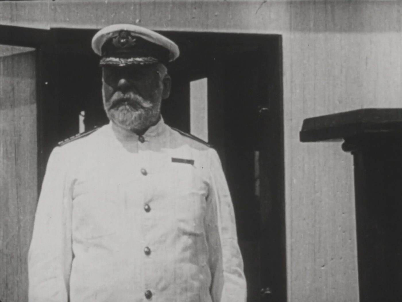 Titanic setting sail on its maiden voyage