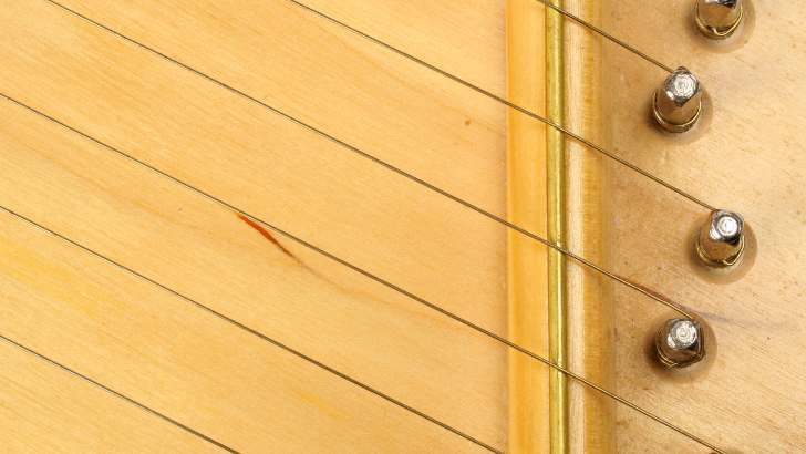 Zither strings and pegs